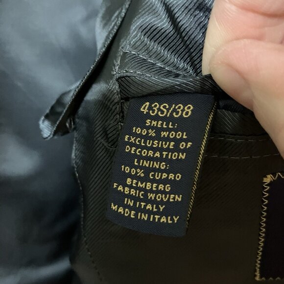 Brooks Brothers Fitzgerald Wool Sports Coat Blazer Mens 43S/38 - Picture 7 of 10